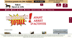Desktop Screenshot of chevaldetrefle.com