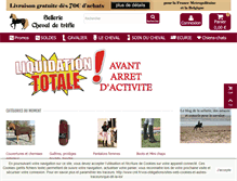 Tablet Screenshot of chevaldetrefle.com
